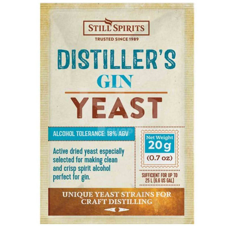 Distiller's Yeast Gin 20g