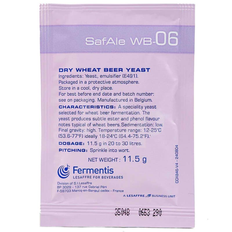 SafAle WB-06 Wheat Beer Dry Yeast 11.5g