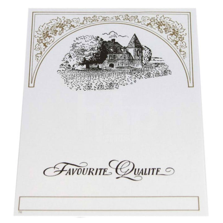 Wine Bottle Labels - White (Vineyard)