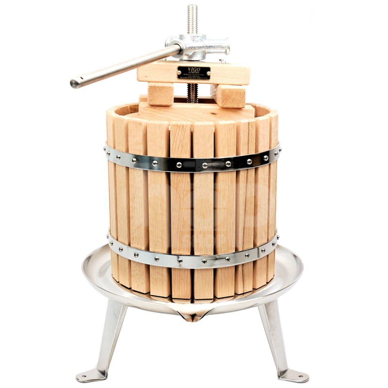 12 Litre Spindle Press - Stainless Steel
