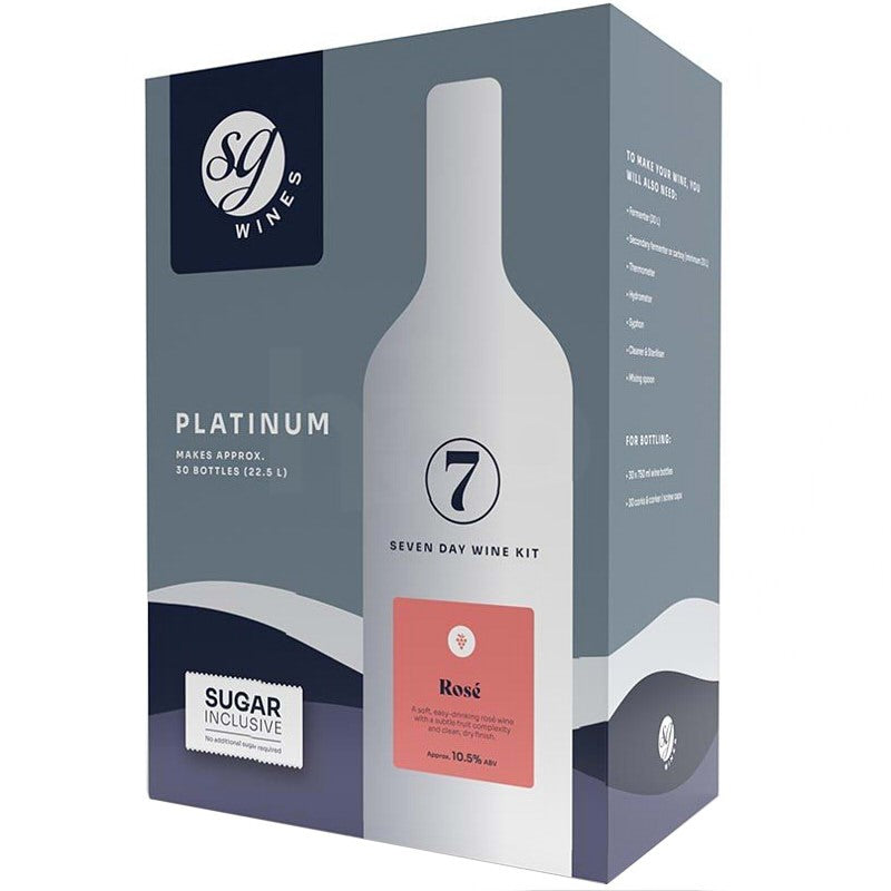 SG Wines Platinum Rosé 30 Bottle Wine Kit