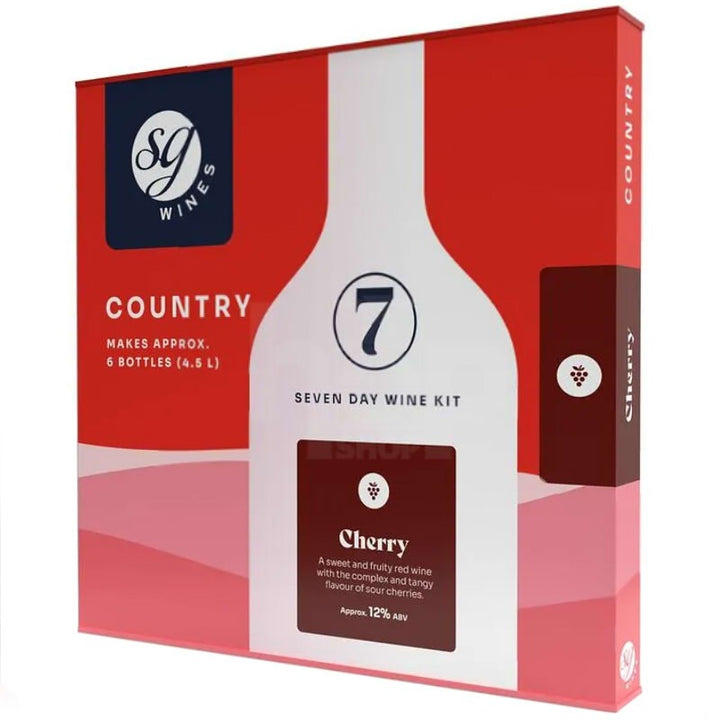 SG Wines Country Cherry 6 Bottle Wine Kit