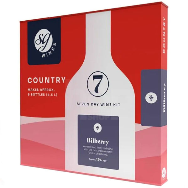 SG Wines Country Bilberry 6 Bottle Wine Kit
