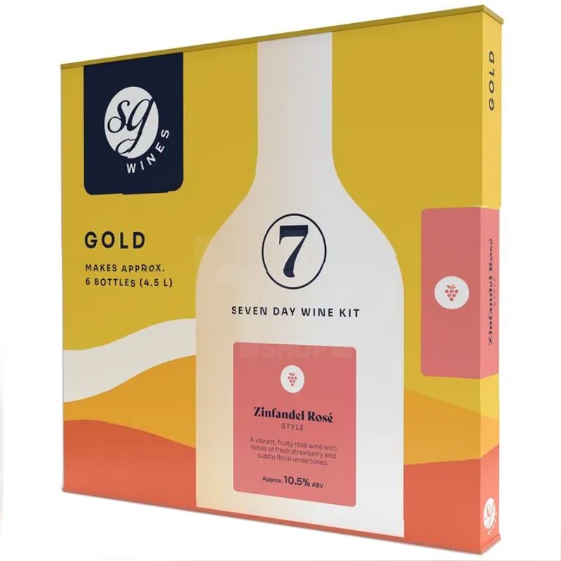 SG Wines Gold Zinfandel Rosé 6 Bottle Wine Kit