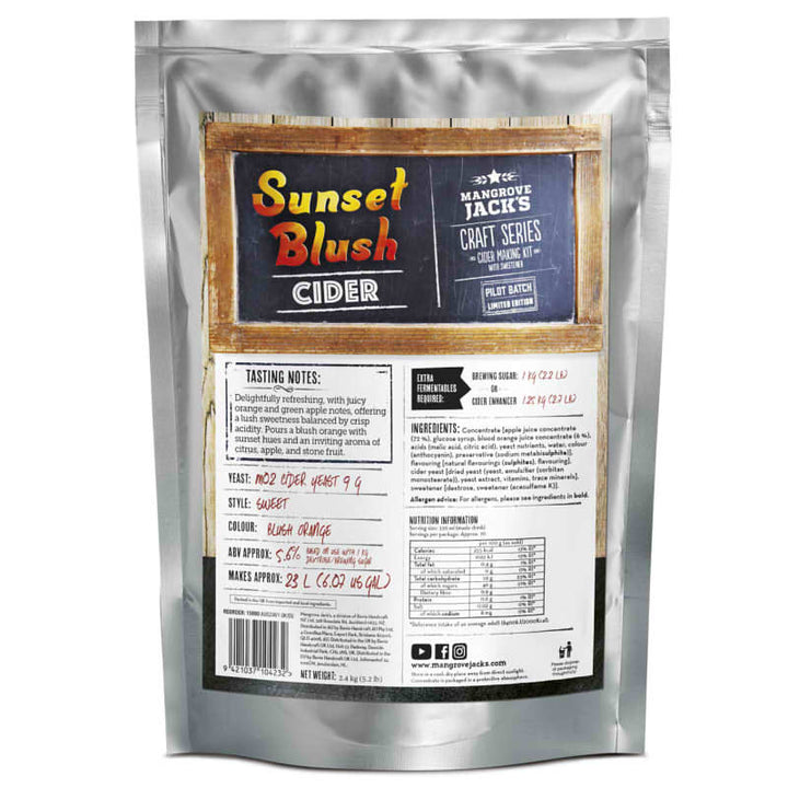 Mangrove Jack's - Sunset Blush Cider Kit