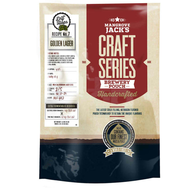 Mangrove Jack's Craft Series - Golden Lager Beer Kit