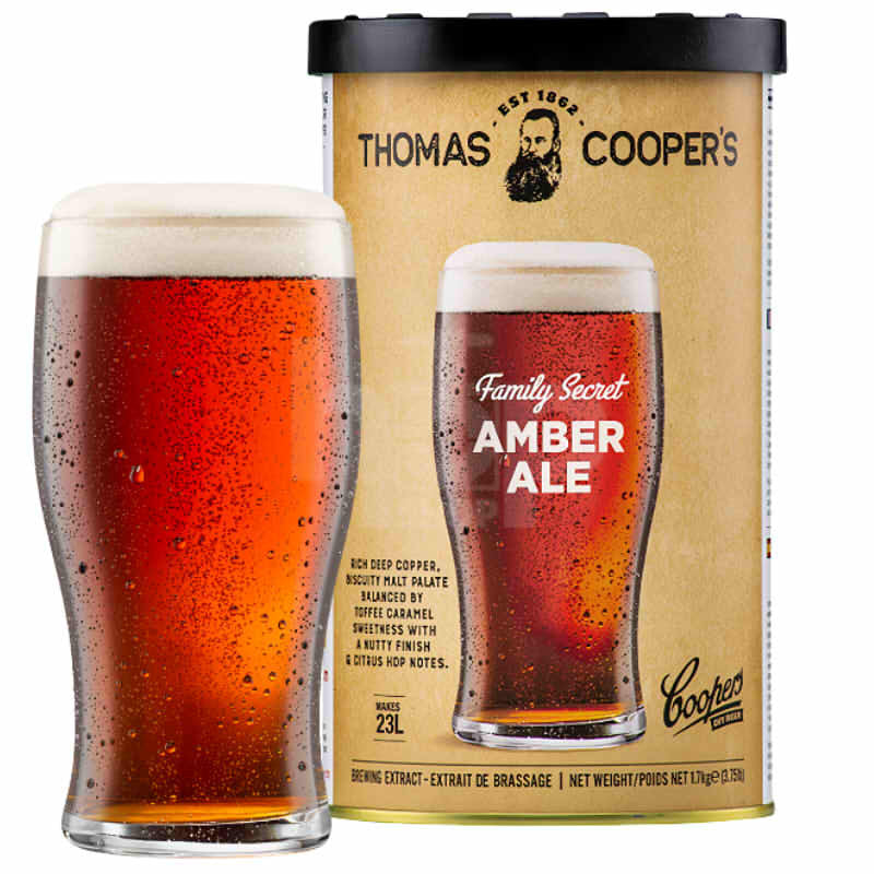 Coopers Family Secret Amber Ale Beer Kit