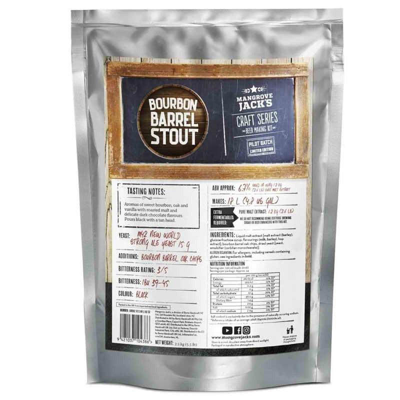 Mangrove Jack's - Craft Series Beer Kit - Bourbon Barrel Stout
