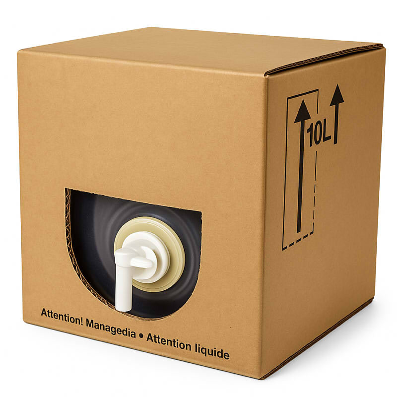 10L Bag in Box — Reusable Polypin with Tap & Storage Box