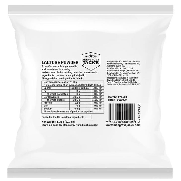 Lactose (Milk Sugar) - 500g