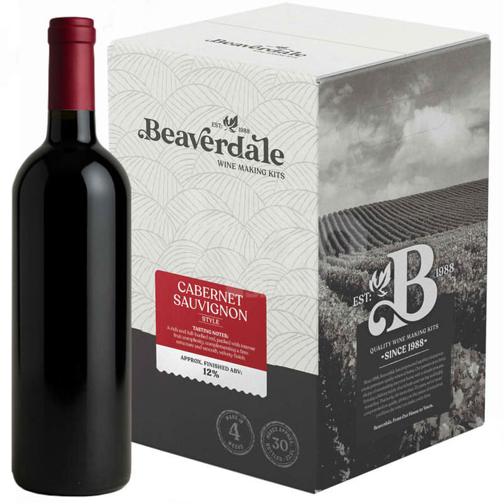 Beaverdale Cabernet Sauvignon 30 Bottle Wine Kit