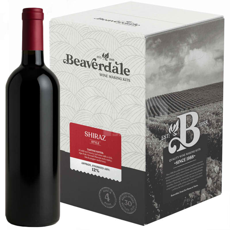 Beaverdale Shiraz 30 Bottle Wine Kit