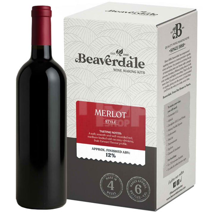 Beaverdale Merlot 6 Bottle Wine Kit
