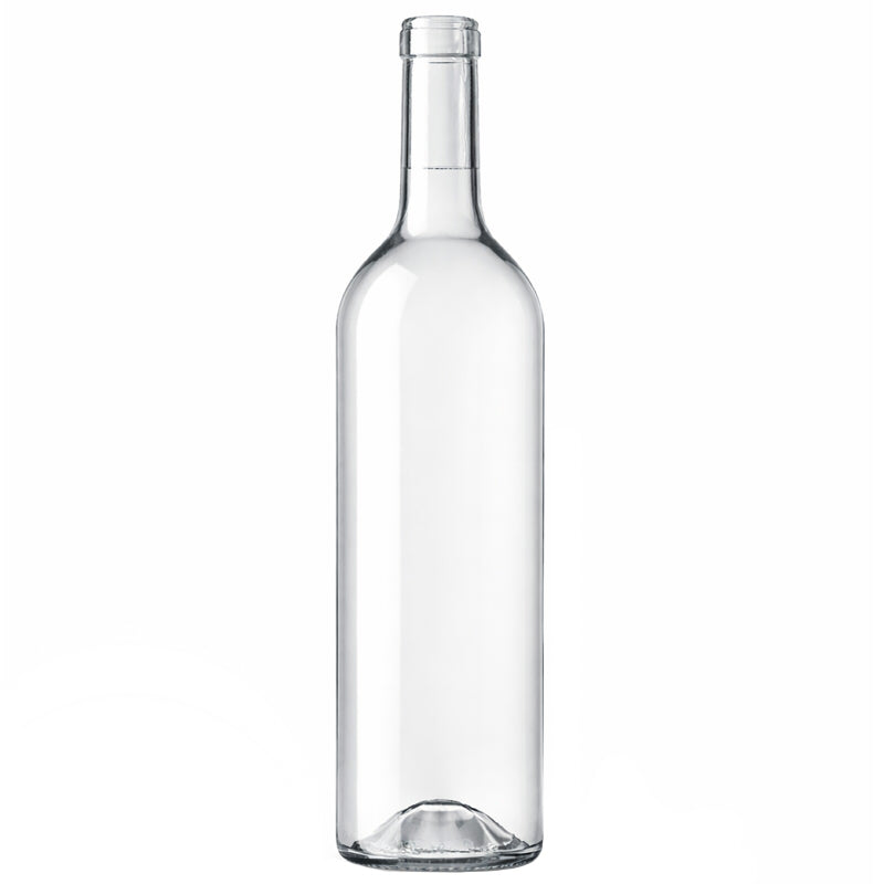 750ml Clear Glass Wine Bottles - 15 Pack