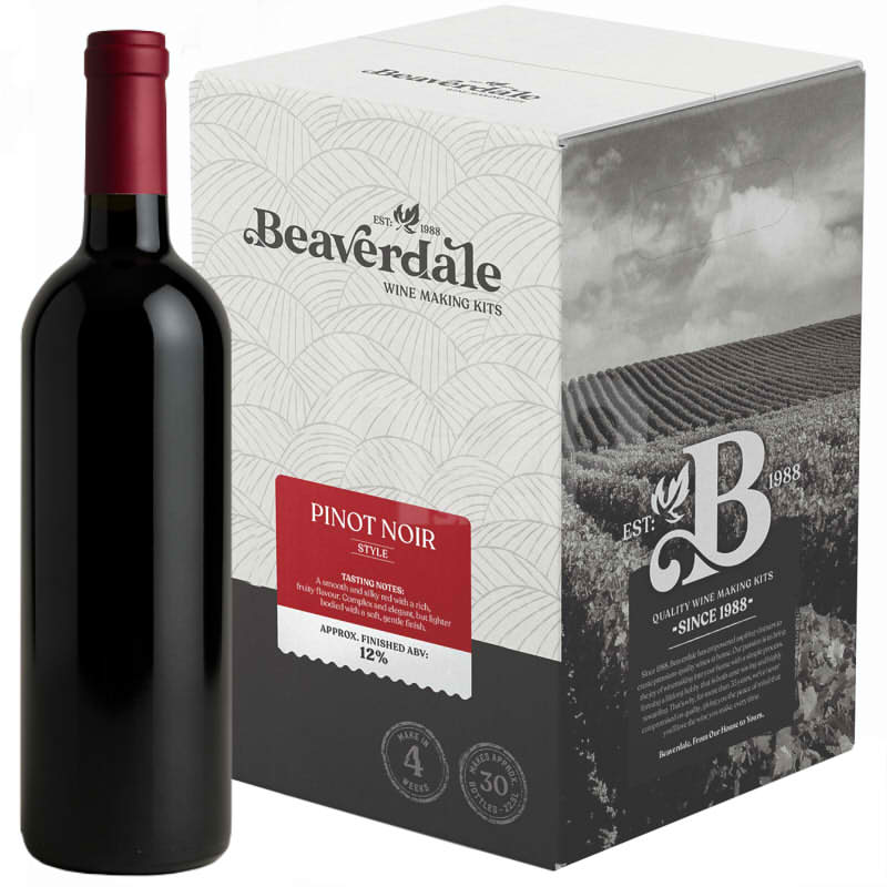 Beaverdale Pinot Noir 30 Bottle Wine Kit