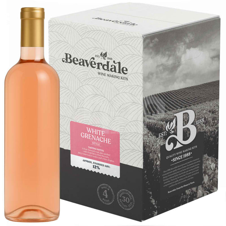 Beaverdale White Grenache 30 Bottle Wine Kit