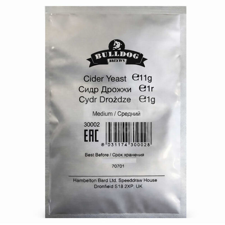 Bulldog Cider Yeast Medium 10g
