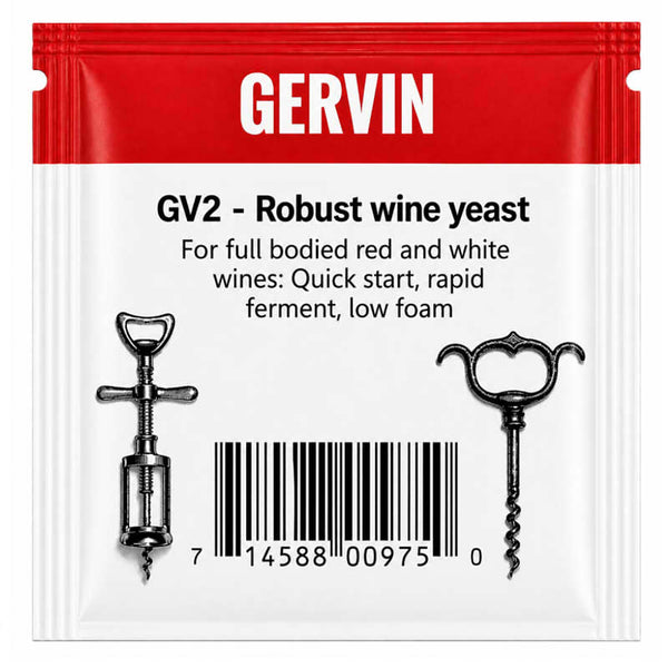 Gervin GV2 - Robust Wine Yeast (Berries, Sloes, Currants)
