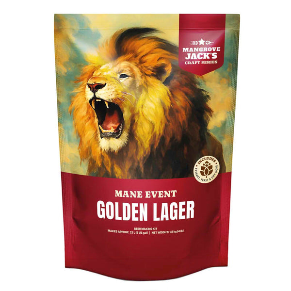 Mangrove Jack's Craft Series Golden Lager Beer Kit – Mane Event