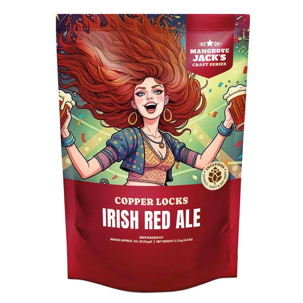 Mangrove Jack's Craft Series Irish Red Ale Beer Kit – Copper Locks