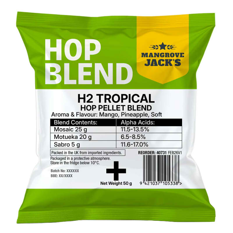 Mangrove Jack's H2 Tropical Hop Sachet 50g