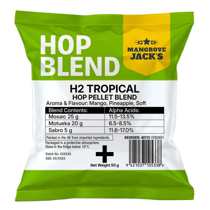 Mangrove Jack's H2 Tropical Hops 50g