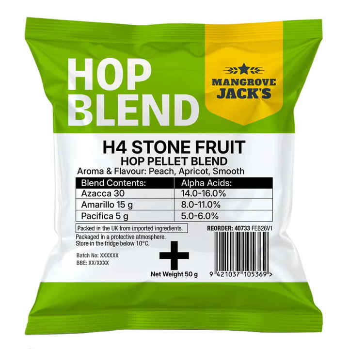 Mangrove Jack's H4 Stone Fruit Hops 50g