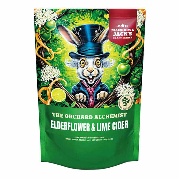 Mangrove Jack's Craft Series Elderflower & Lime Cider Kit – Down The Rabbit Hole