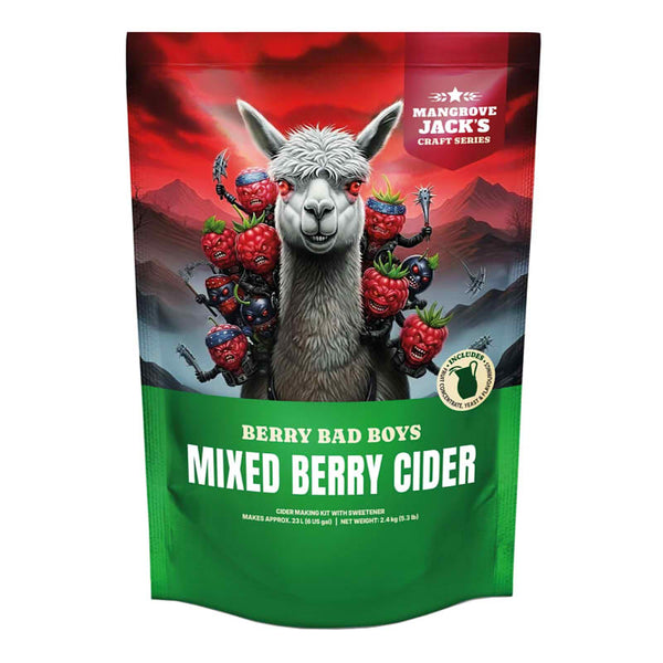 Mangrove Jack's Craft Series Mixed Berry Cider Kit – Berry Bad Boys