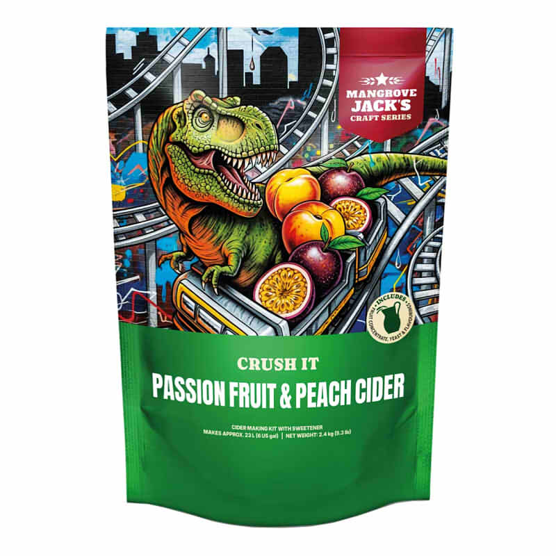 Mangrove Jack's Craft Series Passionfruit & Peach Cider Kit – Crush It