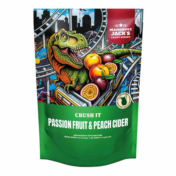 Mangrove Jack's Craft Series Passionfruit & Peach Cider Kit – Crush It