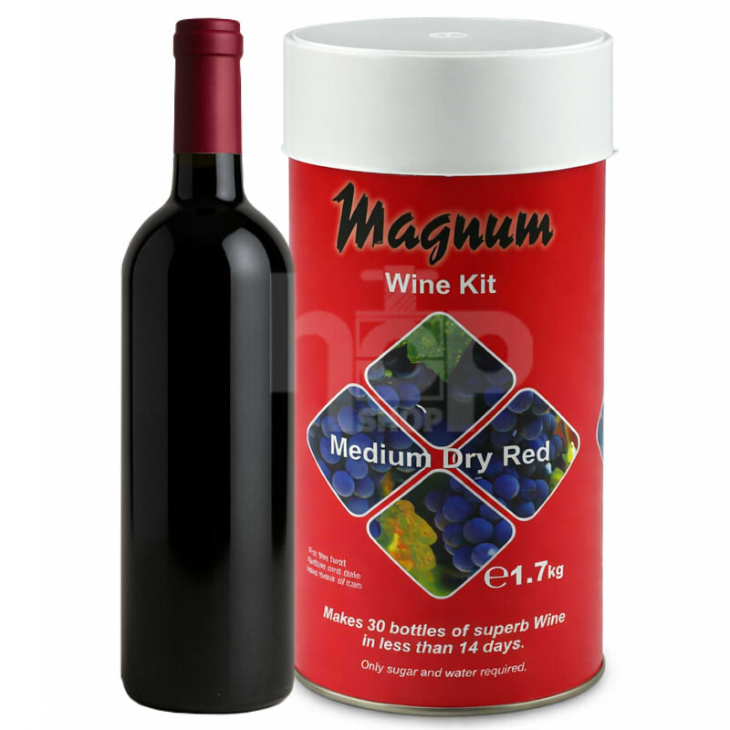 Magnum Medium Dry Red 30 Bottle Wine Kit