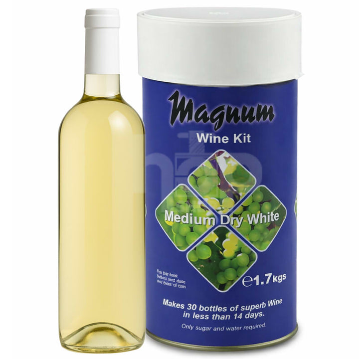Magnum Medium Dry White 30 Bottle Wine Kit