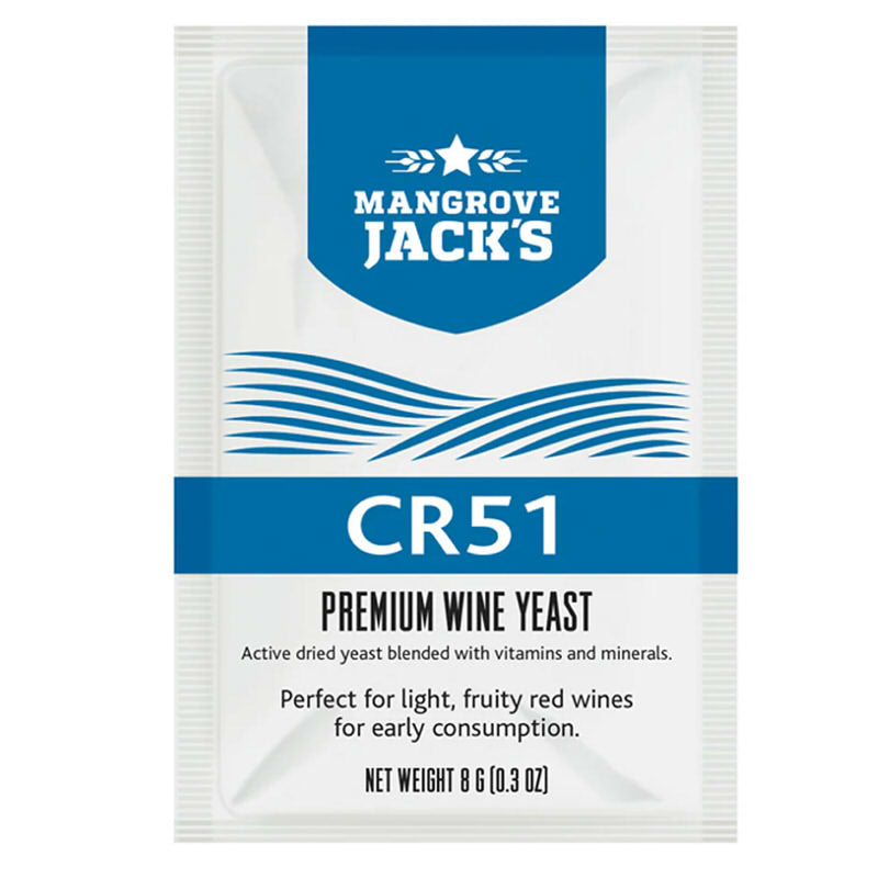 Mangrove Jack's CR51 - Light & Fruity Red Wine Yeast
