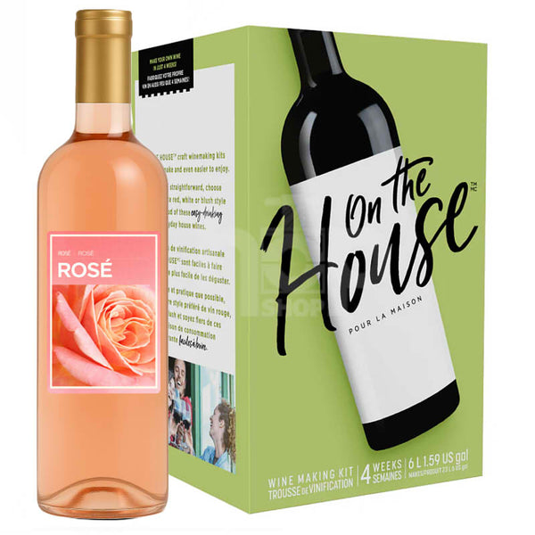 On The House Blush 30 Bottle Wine Kit