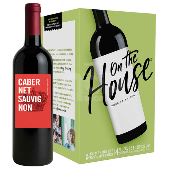 On The House Cabernet Sauvignon 30 Bottle Wine Kit