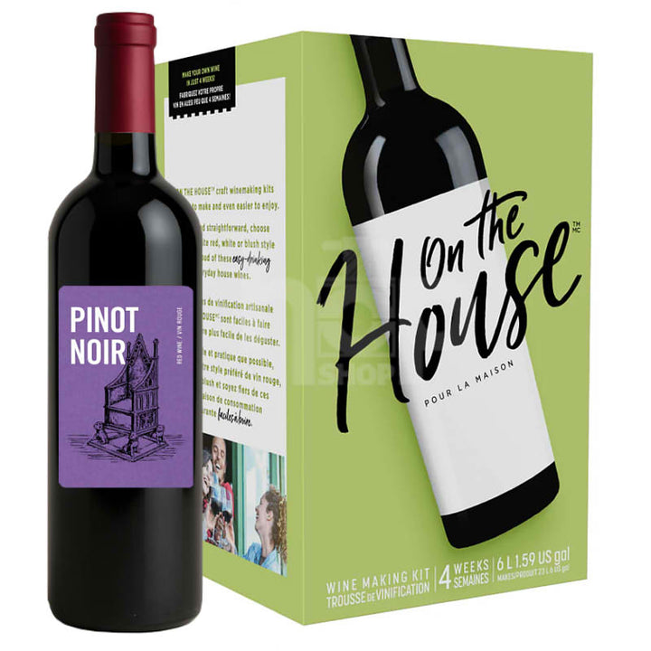 On The House Pinot Noir 30 Bottle Wine Kit