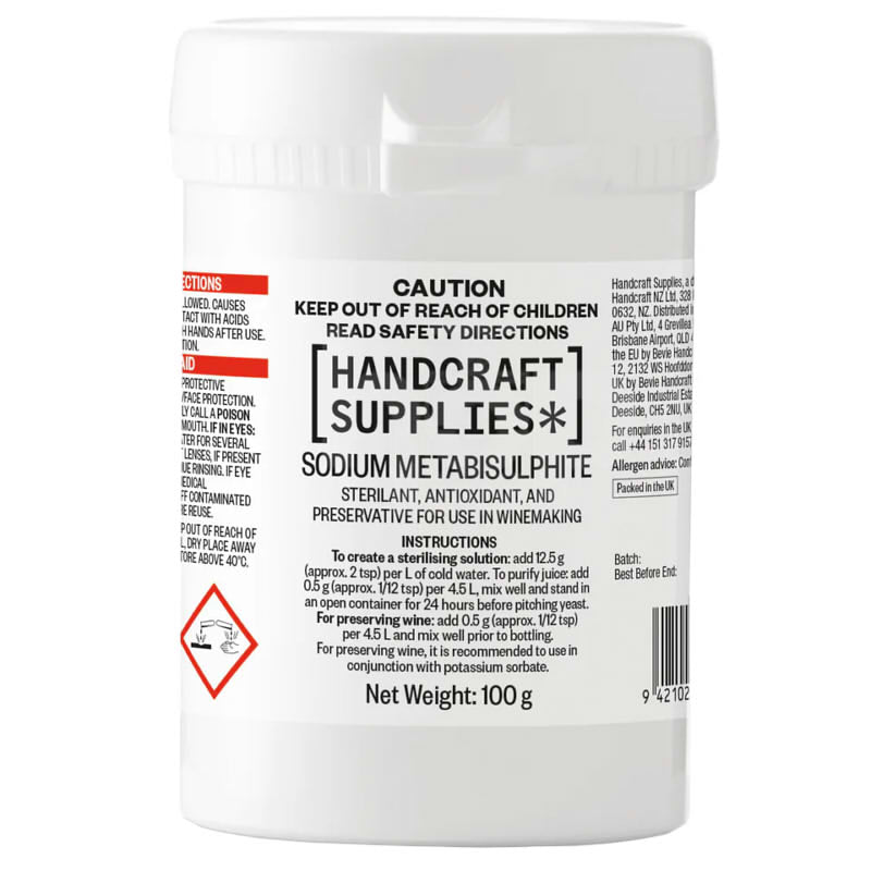 Sodium Metabisulphite (Campden Powder) 100g