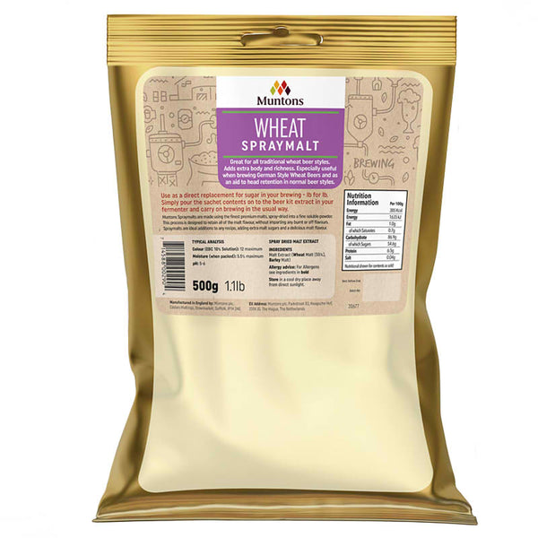 Muntons Wheat Spraymalt – Dried Malt Extract 500g