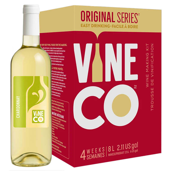 VineCo Original Series Chardonnay 30 Bottle Wine Kit