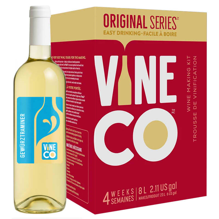VineCo Original Series Gewürztraminer 30 Bottle Wine Kit