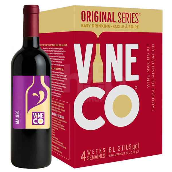 VineCo Original Series Malbec 30 Bottle Wine Kit