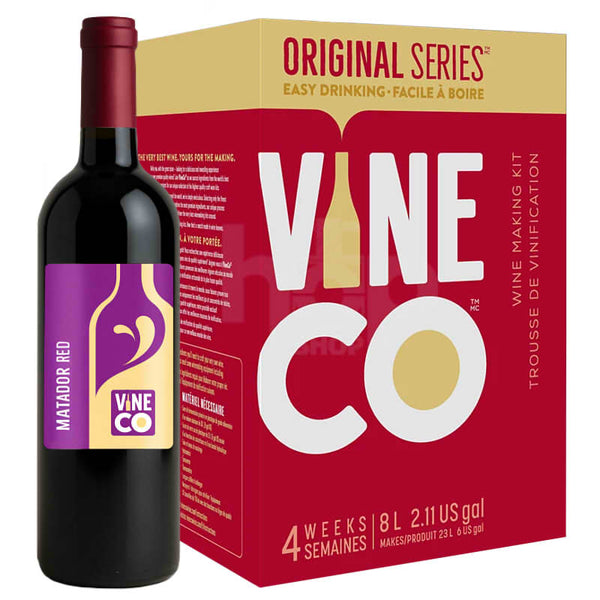VineCo Original Series Matador Red 30 Bottle Wine Kit