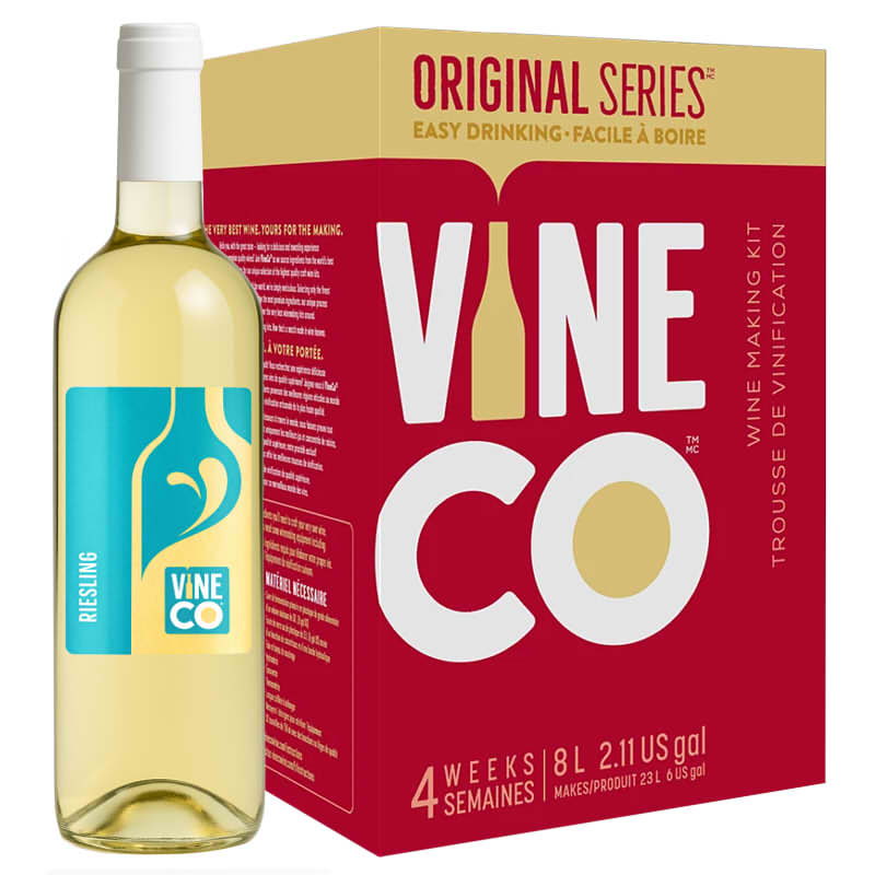VineCo Original Series Riesling 30 Bottle Wine Kit