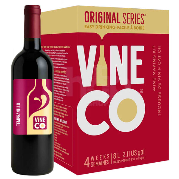 VineCo Original Series Tempranillo 30 Bottle Wine Kit