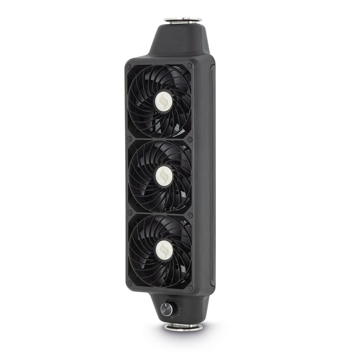 Still Spirits VORTEX air-cooled condenser, three-quarter view