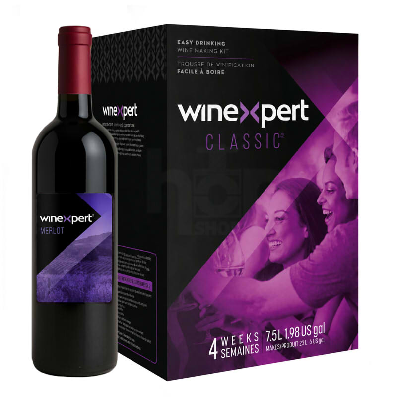 WinExpert Classic Merlot – 30 Bottle Wine Kit