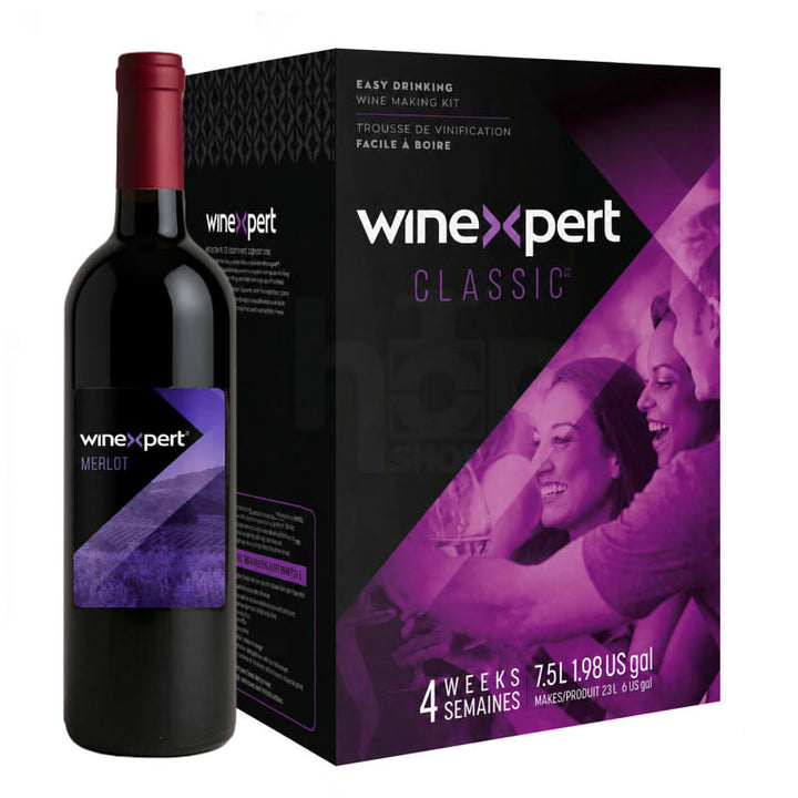 WinExpert Classic Merlot – 30 Bottle Wine Kit