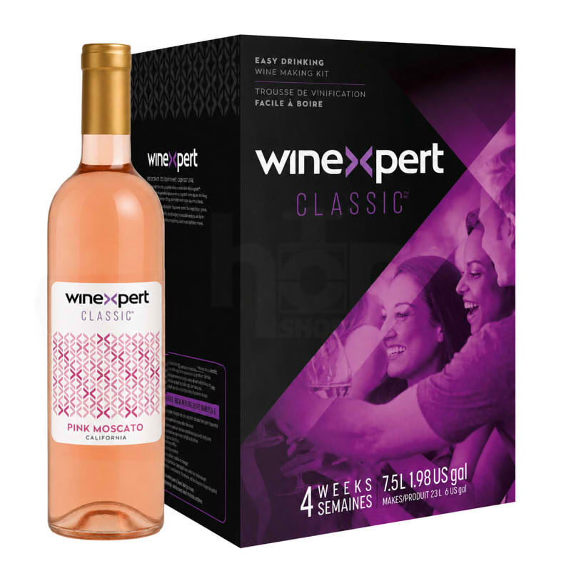 Winexpert Classic Pink Moscato – 30 Bottle Wine Kit