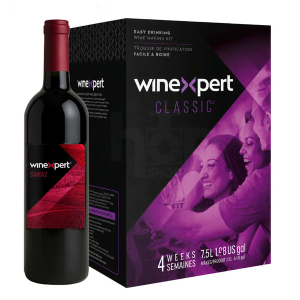 WinExpert Classic Shiraz – 30 Bottle Wine Kit